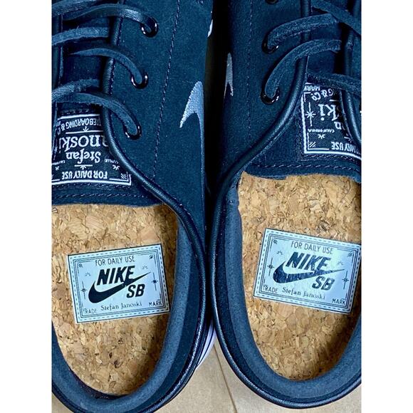 Nike Zoom Stefan Janoski SB Black White FD6757-001 Men Size 6.5 Women / Size 8 - Picture 12 of 14